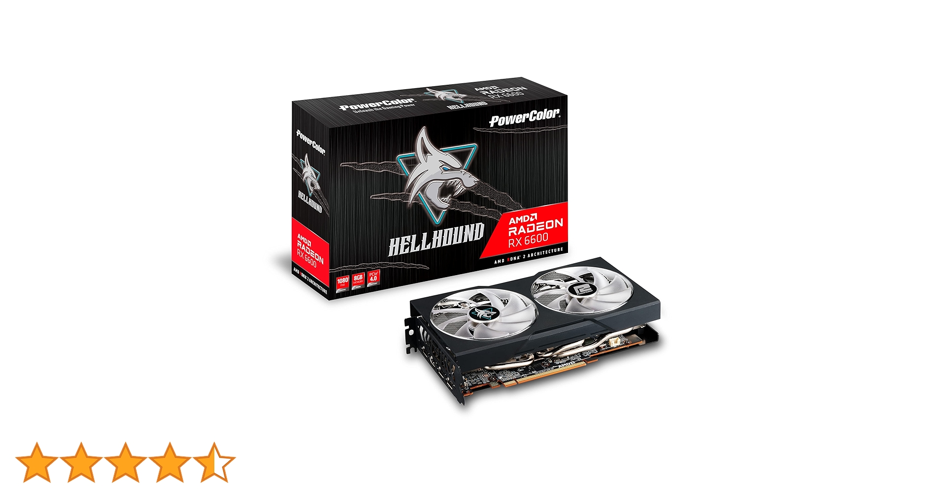 グラフィックボード・グラボ・ビデオカード PowerColor Radeon RX 6600 Hellhound 81gACcPPEyL.jpg_BO30,255,255,